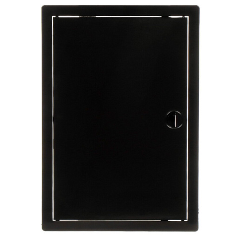 Люк-дверца ревизионная пластик, 100х150 мм, черный, Viento