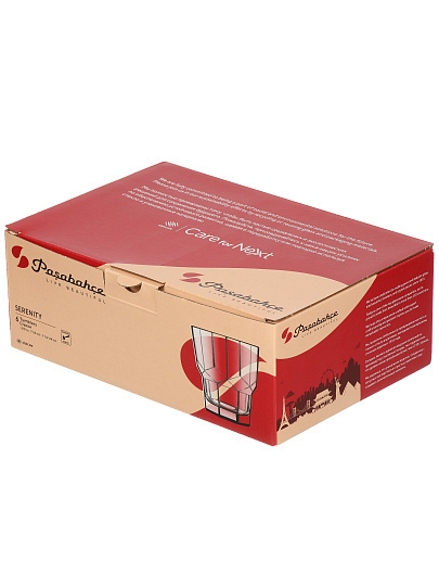 Стакан 210 мл, стекло, 6 шт, Pasabahce, Серенити, 520033B