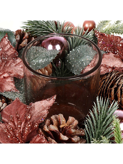 Подсвечник 1 свеча, 24 см, для свечи до 8.5 см, SYSGZSA-4623084