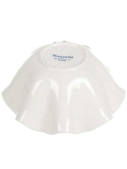 Салатник фарфор, фигурный, 16.5х7.5 см, 0.5 л, Маршмеллоу, Nouvelle Home, 0530156