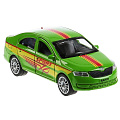 Машина Технопарк, Skoda Rapid Cпорт, 12 см, инерционная, открывающие двери и багажник, SB-18-22-SR-S(G)-WB - фото 2