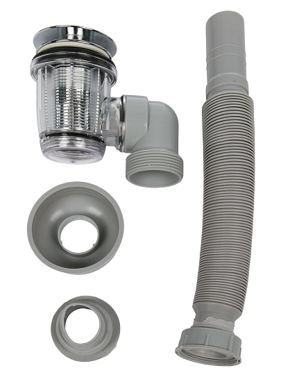 Сифон для мойки,d66х40, полипроп, клик-клак, NORDFORM Orio, Д-6331Т