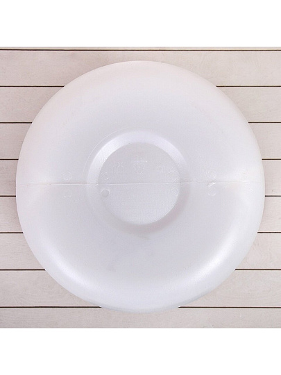 Бочка пластик, пищевая, 30 л, круглая, с ручками, с широким горлом, повышенной прочности, Радиан