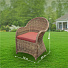 Мебель садовая Green Days, Милтон, бежевая, стол, 122х122х75 см, 4 кресла, подушка красная, CYH1944W-1 - фото 17