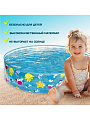 Бассейн с жестким бортом Bestway, 122х25 см, Fill 'N Fun Sparking Sea, 55028, 277 л - фото 7