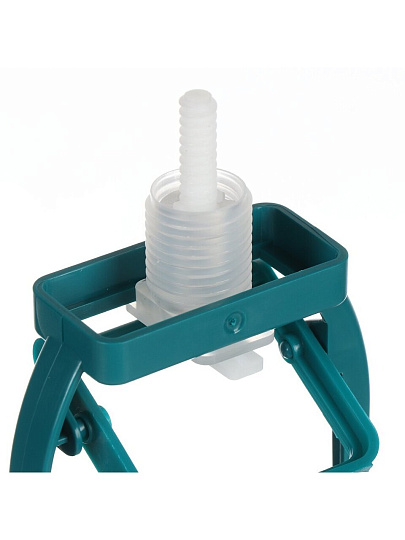 Арматура для бачка унитаза боковая, 1/2&quot;, кнопочная, белая, Инкоэр, СБкпм-Бм-Б-В Р