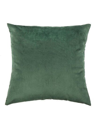 Наволочка декоративная Композиция с зеленым листом, 100% полиэстер, 40 х 40 см