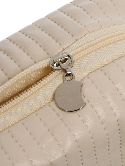 Косметичка восьмиугольная, бежевая 20Х9.5Х12см, A080048