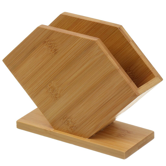 Салфетница бамбук, 18.5х6х13.2 см, NH06318B