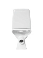 Унитаз-компакт Sanita Luxe, Max, косой выпуск, дюропластовое сиденье, 2 режима, мультилифт - фото 6