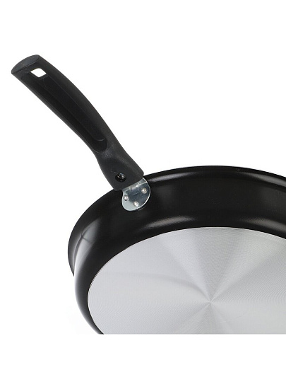 Сотейник алюминий, 28 см, антипригарное покрытие, крышка стекло, Vari, Лучшая цена, LCS73228/11, с крышкой, съемная ручка