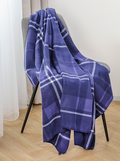 Плед 1.5-сп, 130х170 см, флис, 100%пэ, Silvano, Ночь