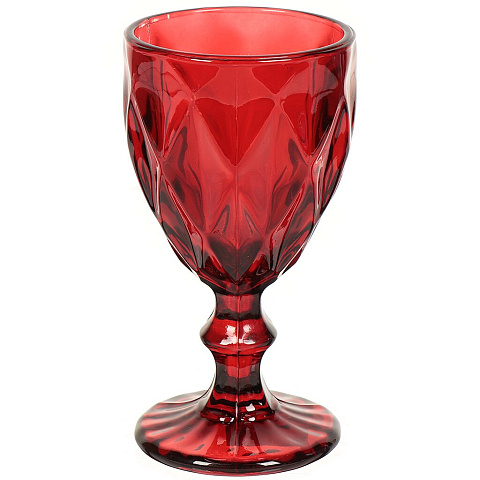 Бокал для вина, 250 мл, стекло, Рубиновый, Y4-3049
