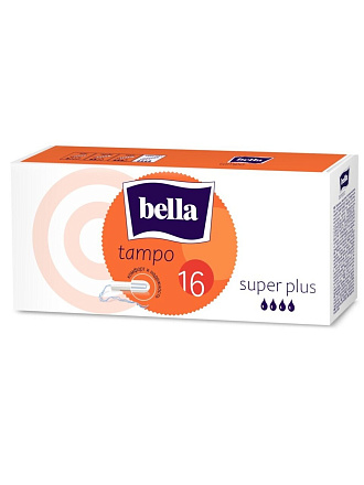 Тампоны Bella, Super Plus, 16 шт, BE-032-SP16-019