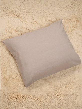 Наволочка 2 шт, Silvano, Марципан, поплин, 100% хлопок, 70 х 70 см, бежевая, 100005