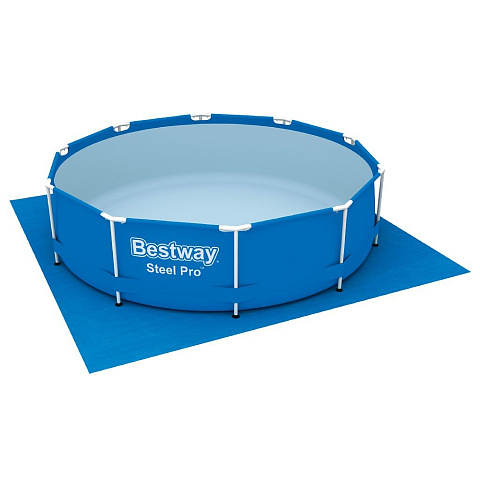 Настил для бассейна 335х335 см, для бассейнов 244-305 см, Bestway, 58001 BW