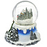 Фигурка декоративная Снежный шар, 15 см, свет, музыка, 3АА, ME2021-MH0105 - фото 3