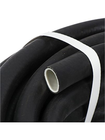 Шланг поливочный, 3/4 '', 19 мм, 5 атм, армированный, 25 м, 3 слоя, Flex fab, ТЭП, черный, РТ-13106-2