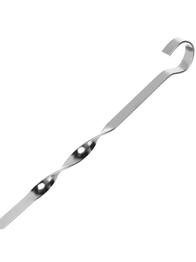 Шампур лезвие плоское, 6 шт, 450х10х2 мм, нержавеющая сталь, Гурман, в конверте, T2022-7062