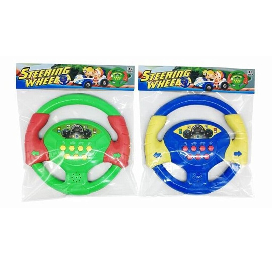 Развивающая игрушка Руль Бип Бип-1, звук, на батарейках, 2050119, в ассортименте