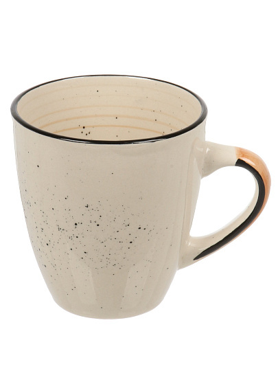 Кружка керамика, 400 мл, Фьюжен Миели, Elrington, 225-27029, бежевая