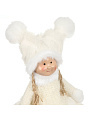 Фигурка декоративная текстиль, Девочка, 22х16х46 см, с подсветкой, 2хААА, Y4-9517 - фото 2