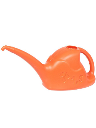 Лейка садовая, пластик, 1.5 л, в ассортименте, Радиан