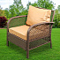 Мебель садовая Green Days, Гарден, стол, 106.5х55х43 см, 2 кресла, 1 диван, подушка, 130 кг, JH-025 - фото 3
