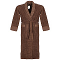 Халат мужской, махровый, 100% хлопок, коричневый, XL-XXL, 52-54, Barkas, Aria, AI-1905027