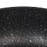 Сотейник алюминий, 30 см, антипригарное покрытие, Kukmara, Темный мрамор, смт308а, с крышкой, съемная ручка - фото 5