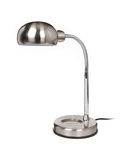 Светильник настольный на подставке, металл, E27, серебристый, абажур серебристый, SPE17156-12