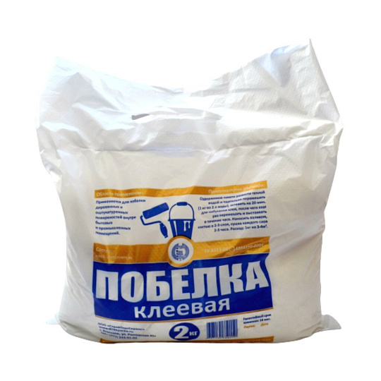 Побелка клеевая, сухая, 2 кг, Стс