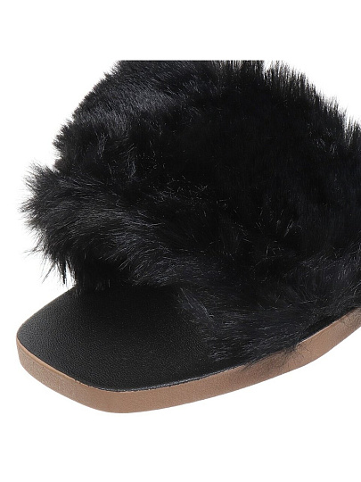 Тапки для женщин, черные, р. 38-39, Madlen