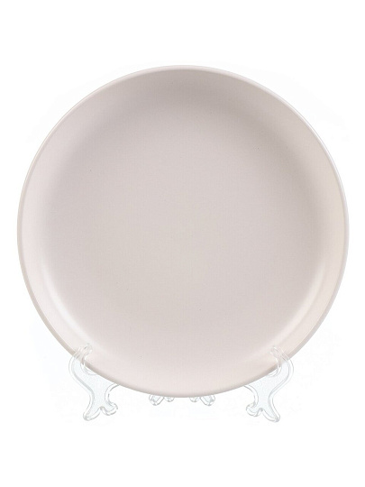 Сервиз столовый керамика, 16 предметов, на 4 персоны, B010831, молочный