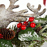 Композиция новогодняя подвесная 37 см, с ягодами и шишками, SYSGZSB-4623141 - фото 3