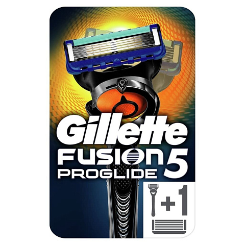 Станок для бритья Gillette, Fusion Proglide Flexball Silvertouch, для мужчин, 2 сменные кассеты, GIL-81523299