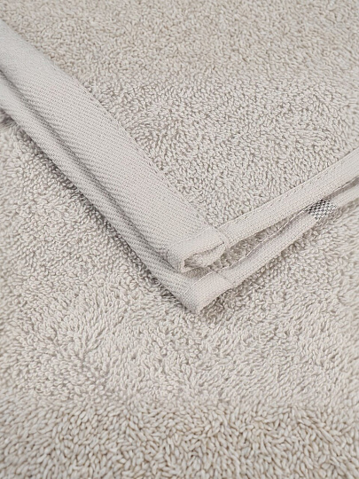 Полотенце банное 70х140 см, 100% хлопок, 420 г/м2, Азия, Silvano, светло-серое, Узбекистан