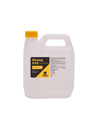 Растворитель Strong 646, 3 л, Нефтехимик, 646СГ3000, ГОСТ