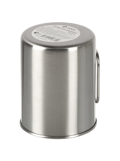 Кружка походная, нержавеющая сталь, 0.45 л, 8 см, Ecos, Camp-S19, 109453