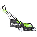 Газонокосилка электрическая, Greenworks, GLM1241, 41 см, 50 л, 25-80 мм, 3500 об/мин, 2505207 - фото 4