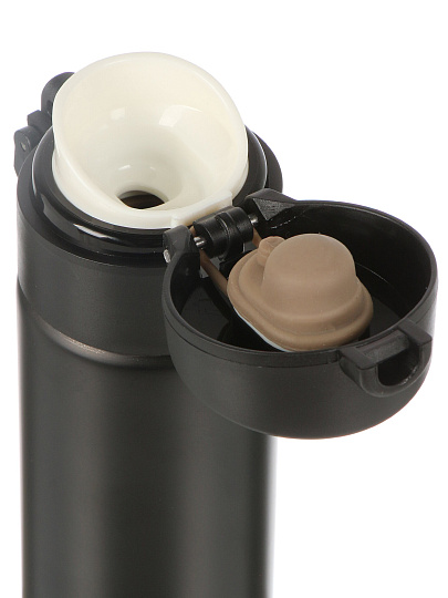 Термобутылка нерж, 350 мл, Barouge, Travel Bottle, колба нерж, черн, BT-148