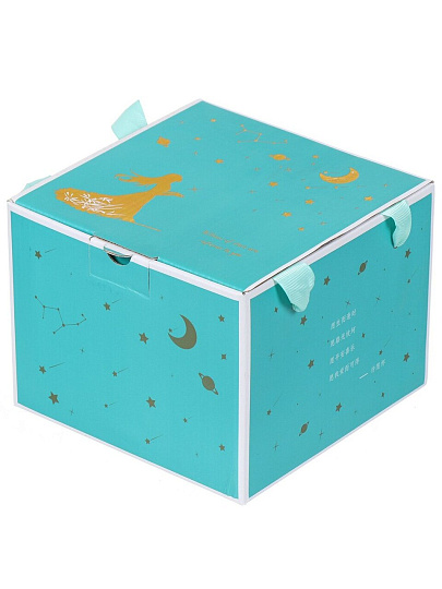 Стакан 350 мл, стекло, Полночь, с ложкой и блюдцем, в ассортименте, Y4-3754