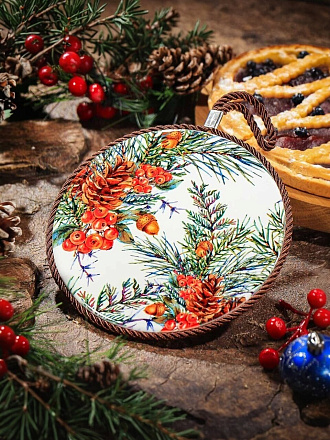 Подставка под горячее, керамика, 16 см, Y4-7366