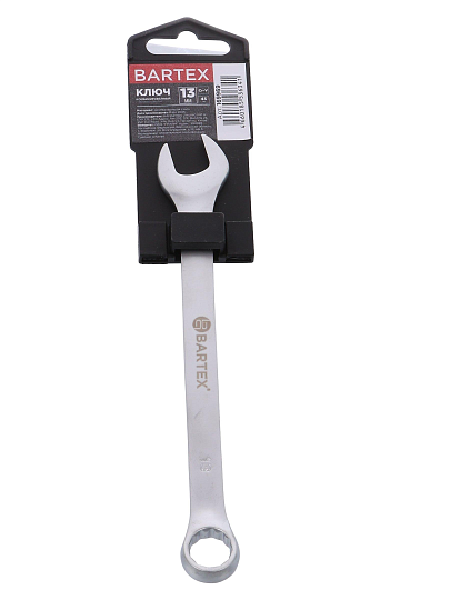 Ключ комбинированный, Bartex, 13 мм, матовый, CrV сталь