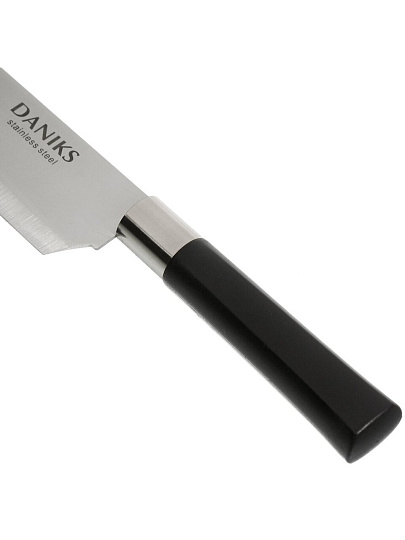 Нож кухонный Daniks, Скара, шеф-нож, нержавеющая сталь, 20 см, рукоятка пластик, YW-A341-CH