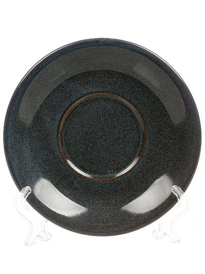 Блюдце фарфор, 15.7 см, Индиго, Daniks, 15БЛ15701