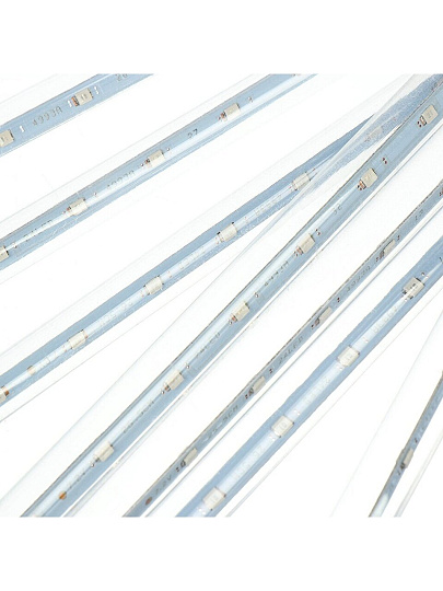 Гирлянда 3 м, 1 режим, Сосульки, теплый белый свет, прозрачная, в помещении, сетевая, LED