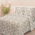 Постельное белье Для Snoff 2-спальное бязь (простыня 215х220 см, 2 наволочки 70х70 см, пододеяльник 175х215 см) Завитки 4522-1