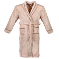 Халат унисекс, махровый, 100% полиэстер, пудрово-розовый, 115х130х55 см, универсальный, AI-0404025 - фото 2