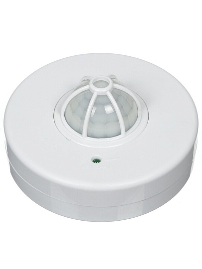 Датчик движения потолочный, 1100 Вт, 5-480 с, 2-8 м, 120°, 360 °, IP33, 5+ лк, TDM Electric, ДДП-01, SQ0324-0004